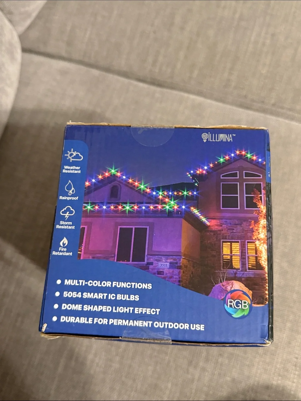 Weatherproof Smart Outdoor Lights Multicolor - Music Connection (50ft)